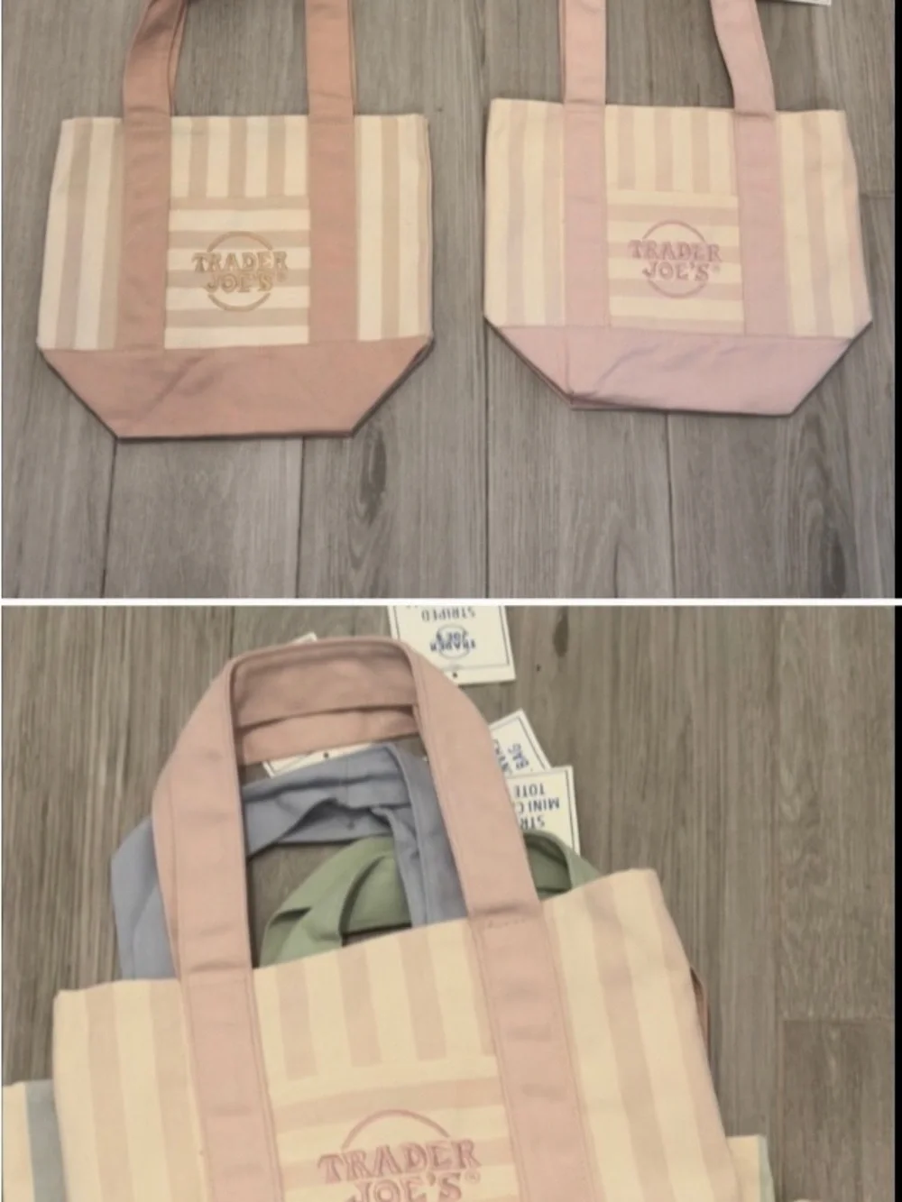 Trader Joe’s Canvas Duffel Tote - sets of 5 for $50